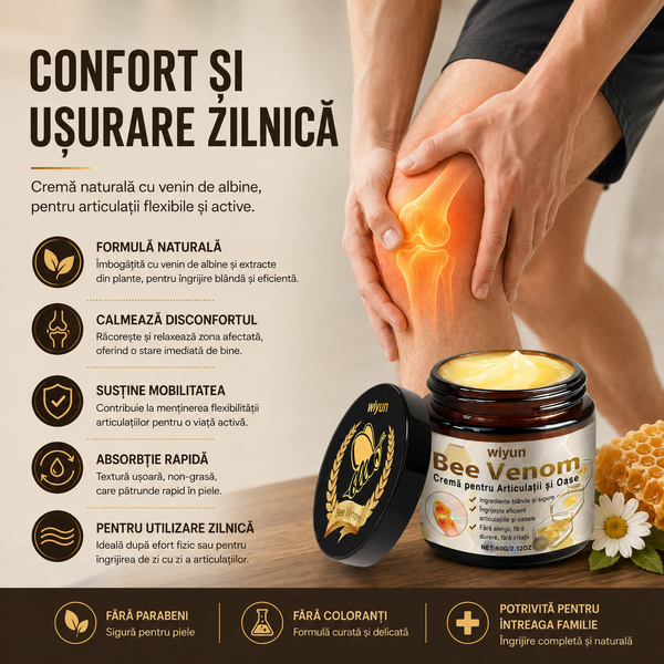 Cremă Minune cu Venin de Albine